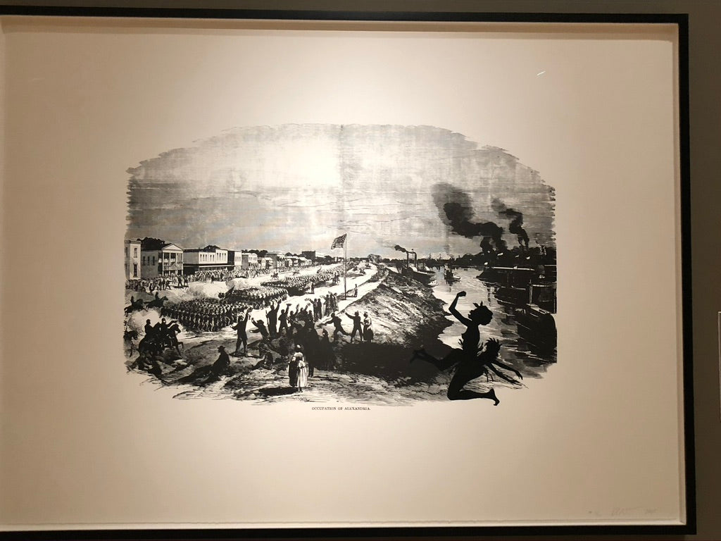 Kara Walker print at NBMAA