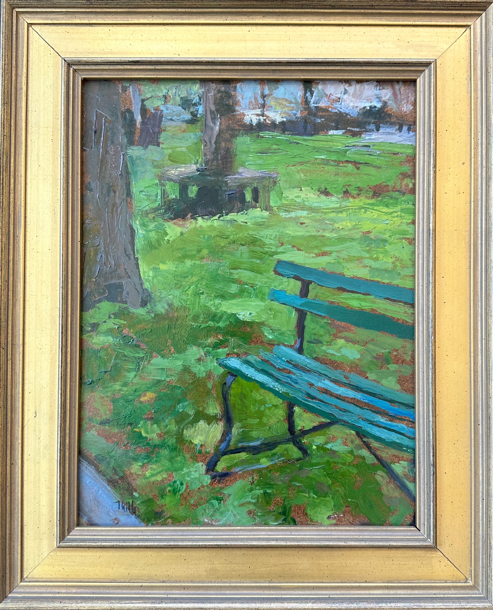 Library Park Bench