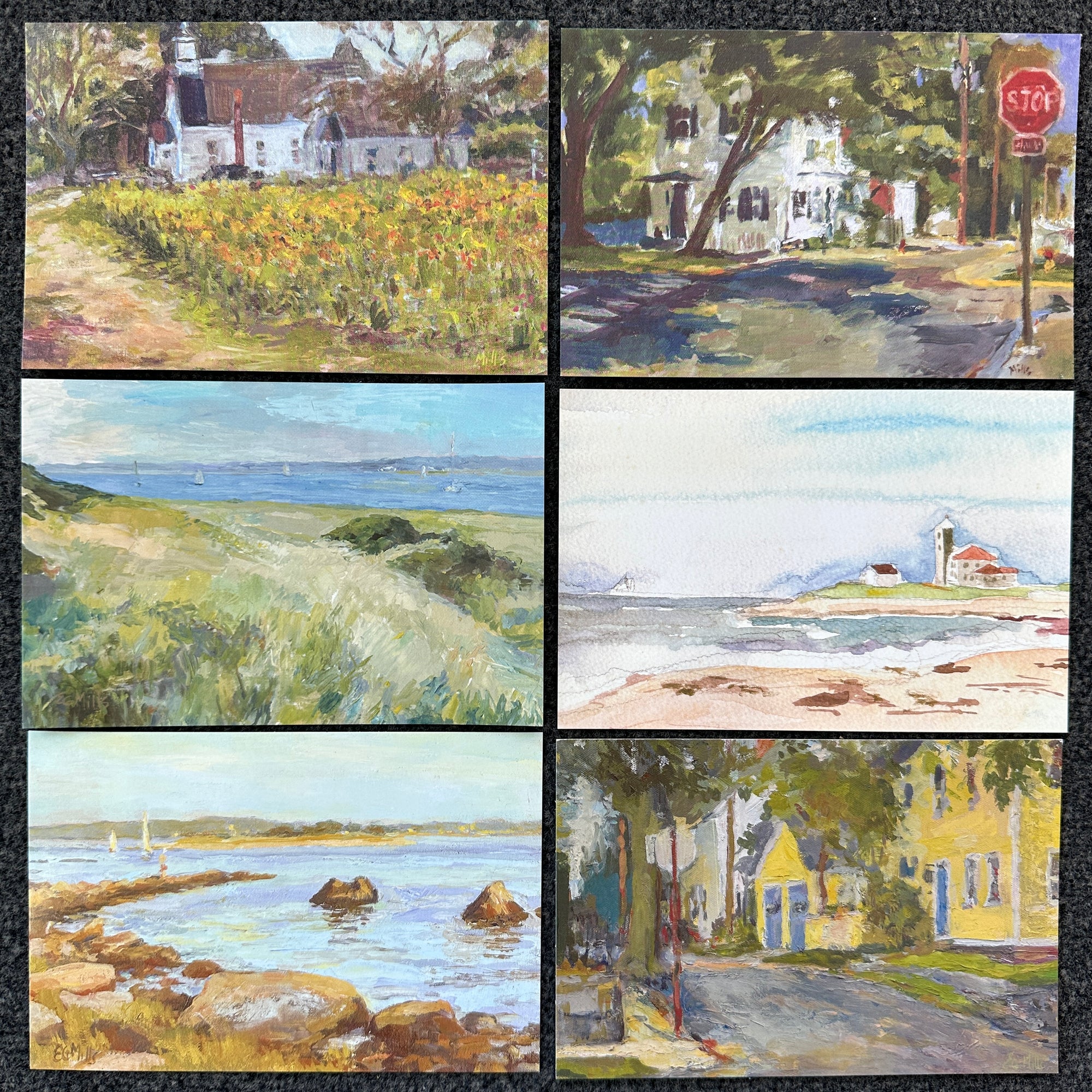 Set of Six Postcards